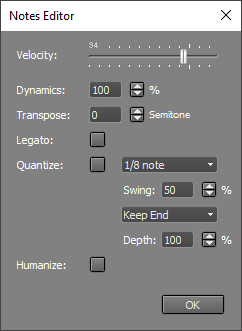 Multiple Notes Editor